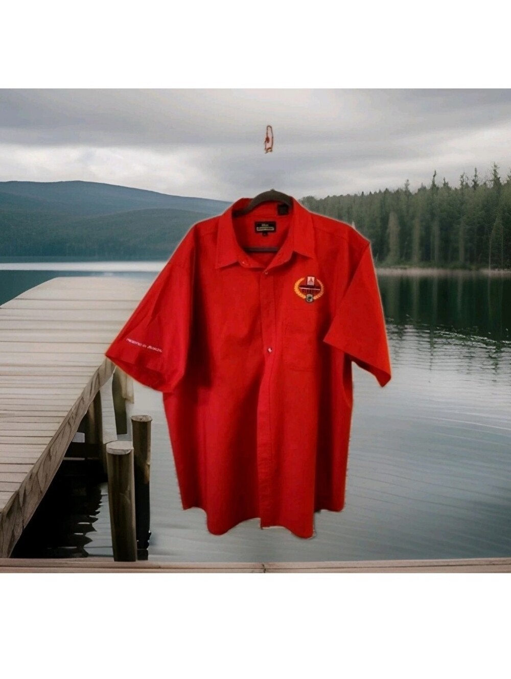 Bassmaster Classic Blue Generation Sports Fisherman Button Up  Sz. (XL)  VTG